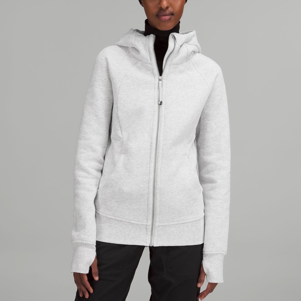 Lululemon scuba hoodie gray sz 10